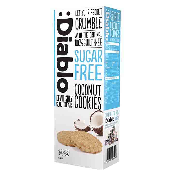 Diablo Sugar Free Coconut Cookies 150G